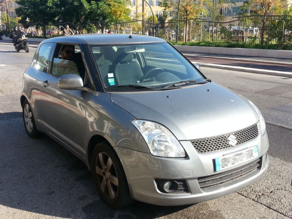 La Suzuki Swift, avec l’option couleur métallisée