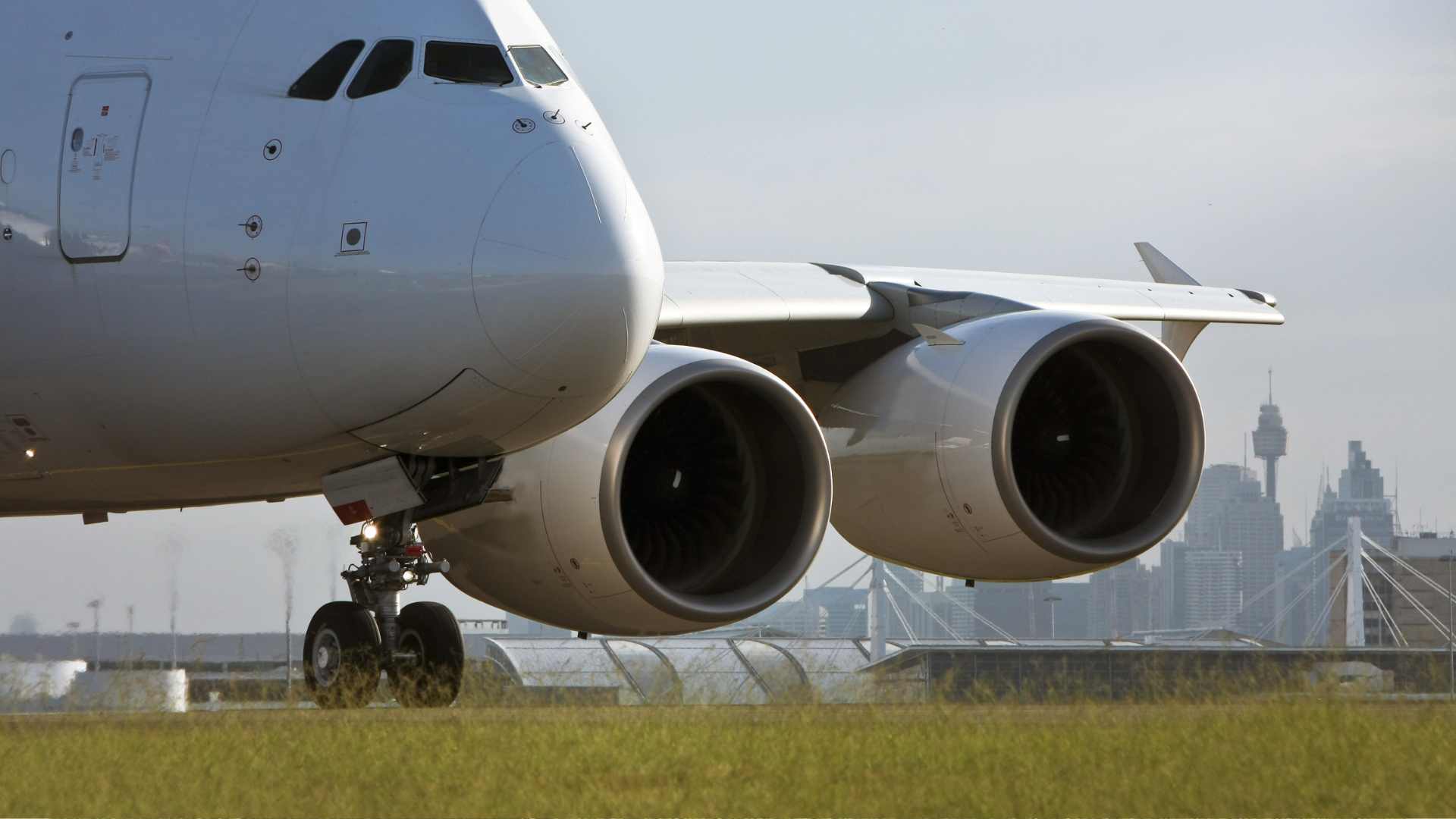 Airbus à l'aéroport