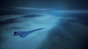 Concorde dans les airs